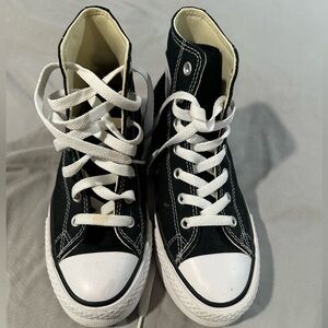 Converse Kids Black and White High-Top Sneakers